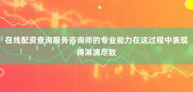 在线配资查询服务咨询师的专业能力在这过程中表现得淋漓尽致